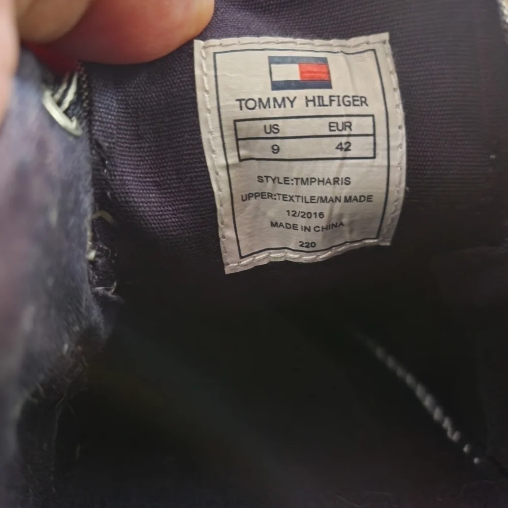 Tommy Hilfiger Boat Shoes Men's Gray Size 9